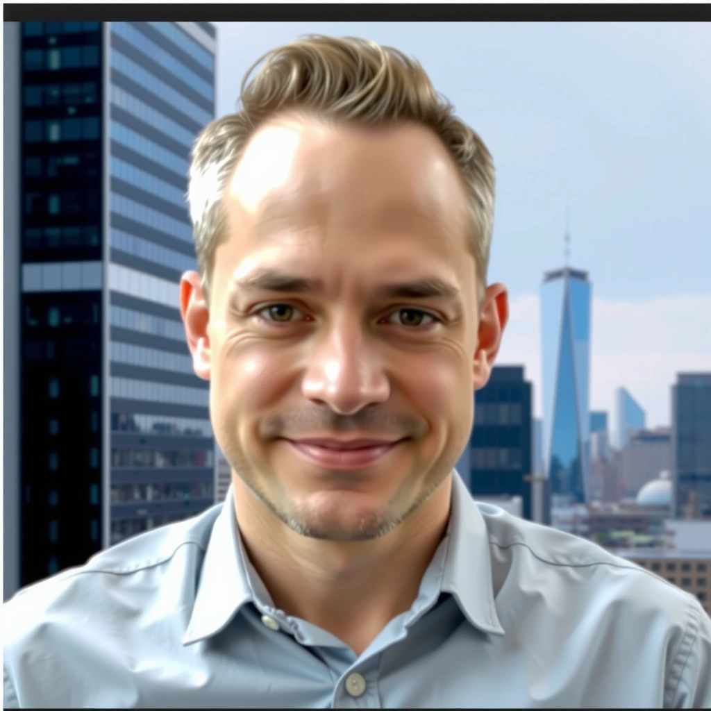 Portrait of a dynamic male Head of Sales.