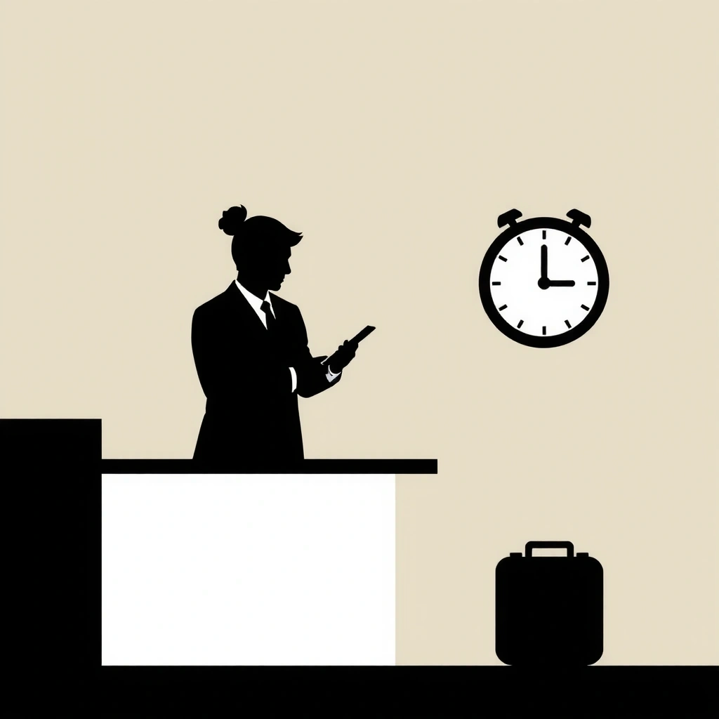 Efficient Guest Check-in Icon