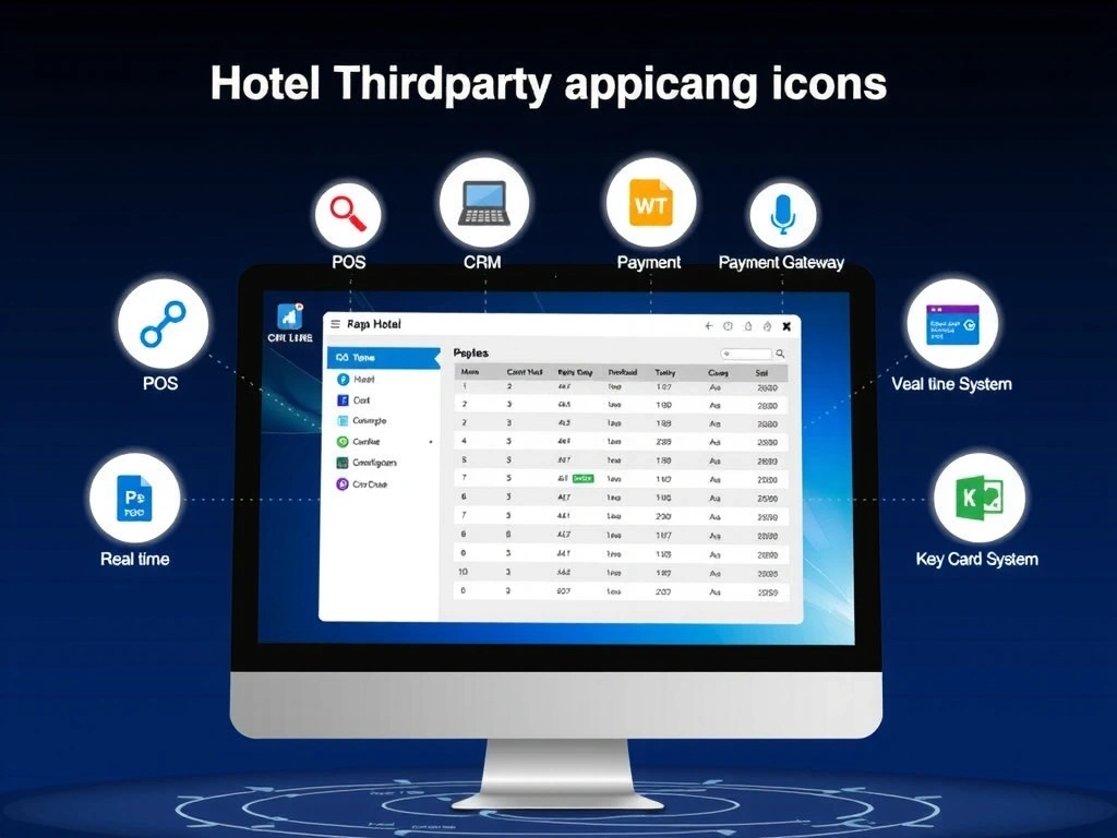 Hotel interface seamlessly integrating with various software solutions
